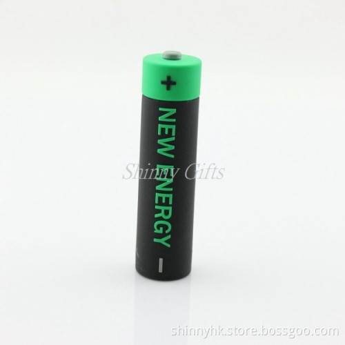 Battery Shape PVC Materials Power Bank Portable Power Bank